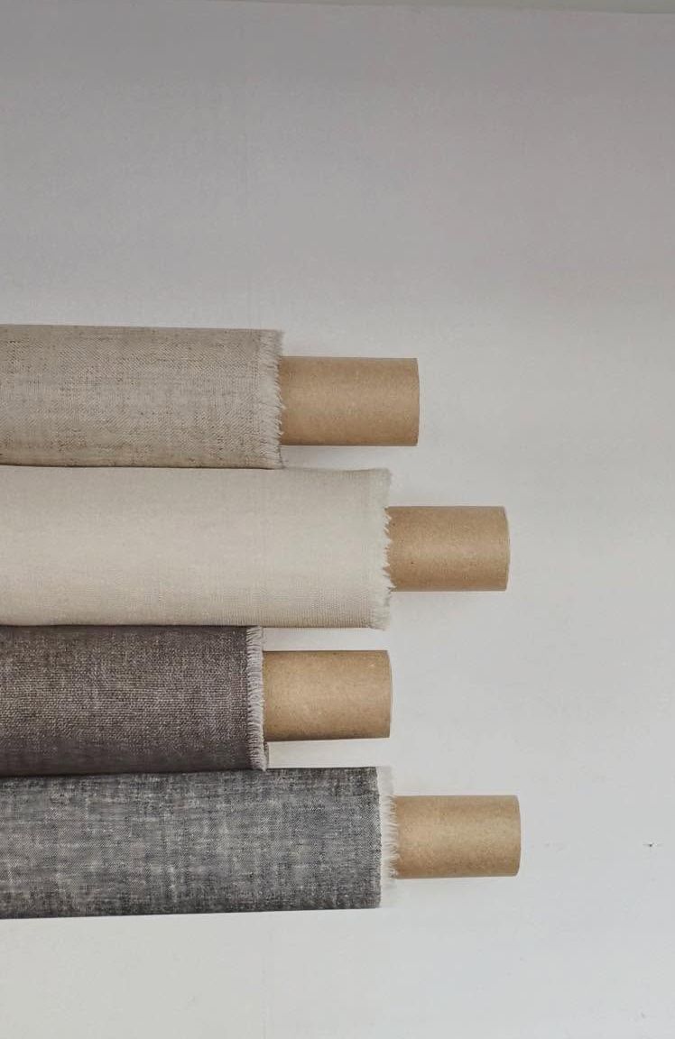 Hemp fabric samples